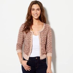 Rose Gold Sequined Blush Cardigan-American Eagle